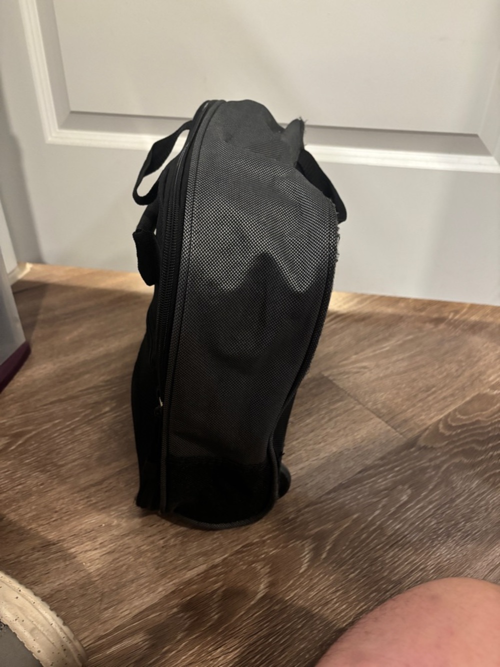 Black Men's Duffel Bag with Wheels - Picture 7 of 11